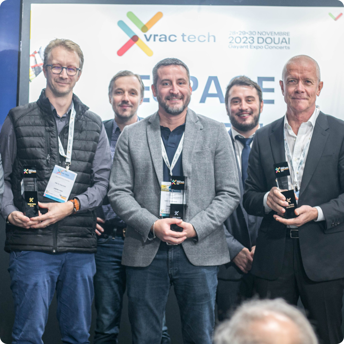 Remise du trophée du concours Vrac Tech Innnovation